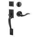 Sure-Loc Hardware Sure-Loc Hardware Madison Handleset, Snowbird Handleset Trim, Flat Black, Right Hand MA507-SB-RH FBL